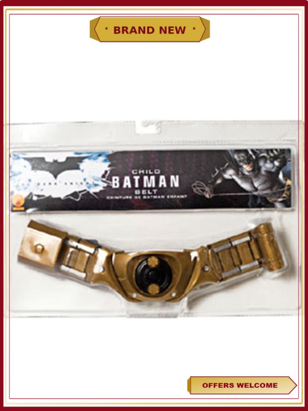 Childs Batman Utility Belt Costume Accessory
